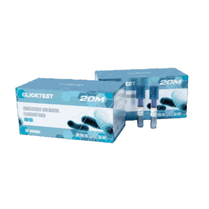 Clicktest Indicador Biologico Vapor Fluorescencia 20 min (com 50 pc)